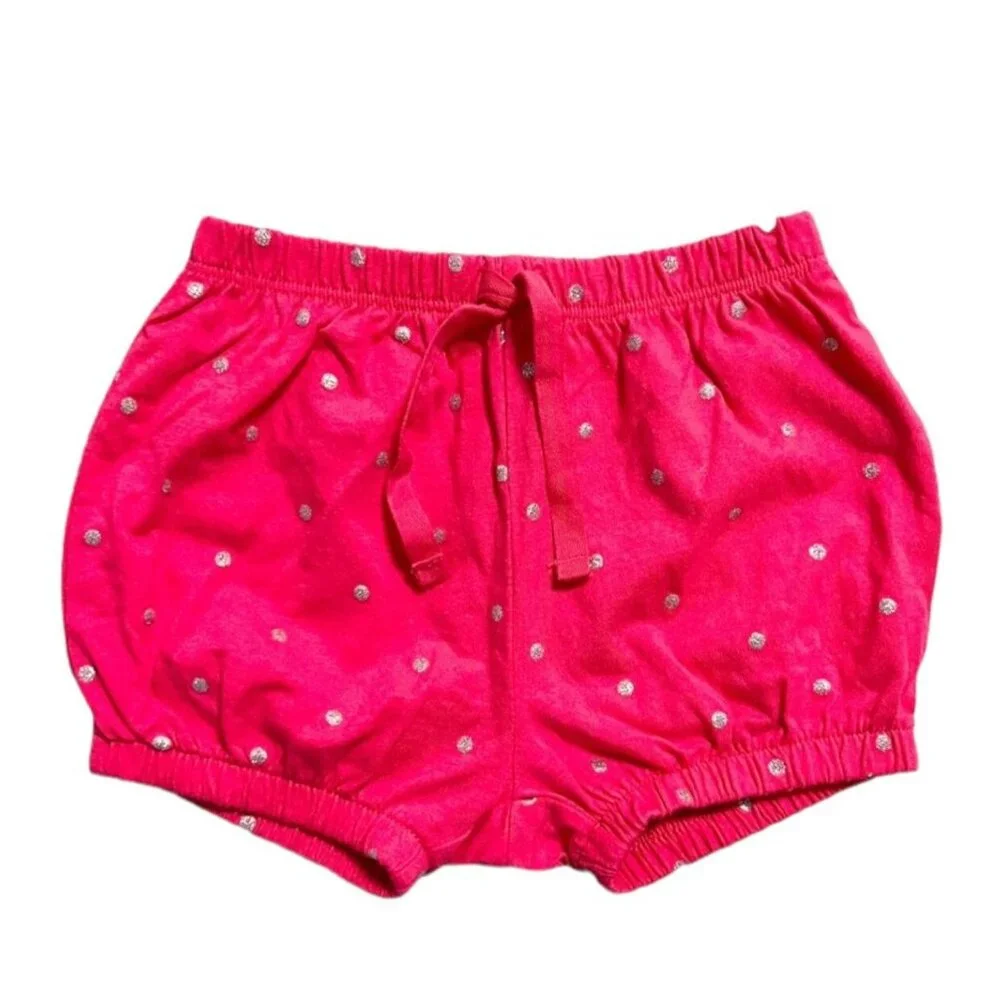 Baby Gap 2Y Pink Polkadot Bubble Shorts Bloomers